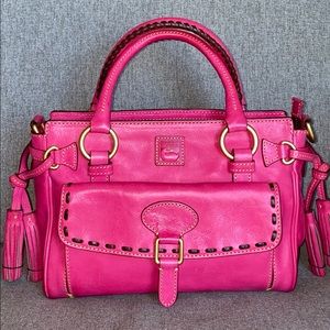Dooney & Bourke Fuchsia Florentine Medium Pocket